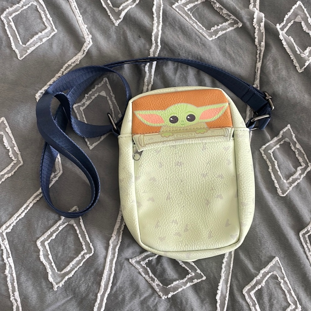 Buckle down Baby Yoda, the child, Grogu, crossbody